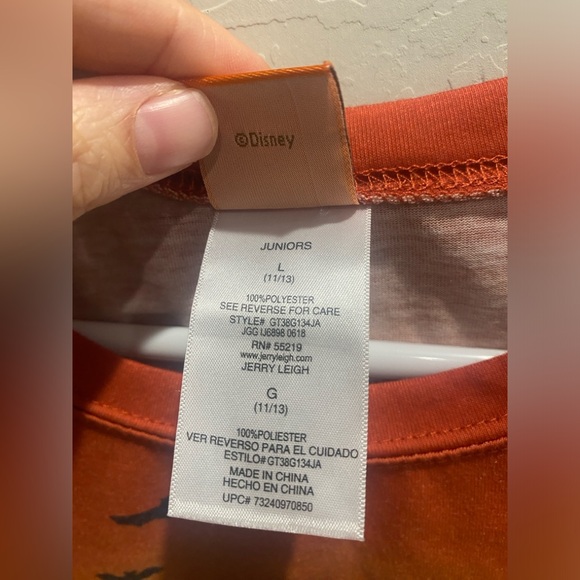 Disney Vampire Mickey Mouse Halloween Theme Shirt | Juniors Large - Picture 4 of 4